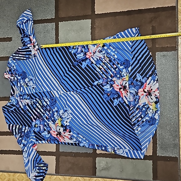 Valerie Stevens Asymmetrical Summer Floral Dress M - Picture 10 of 12